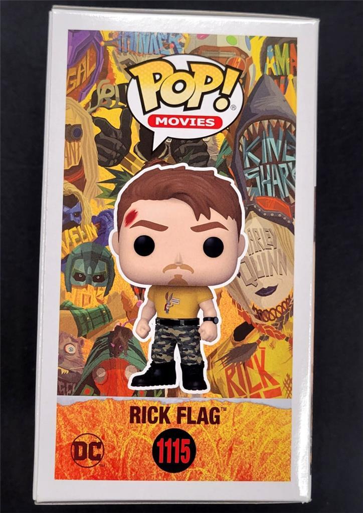 Joel Kinnaman signed Suicide Squad Rick Flag Funko Pop autograph ~ Beckett BAS
