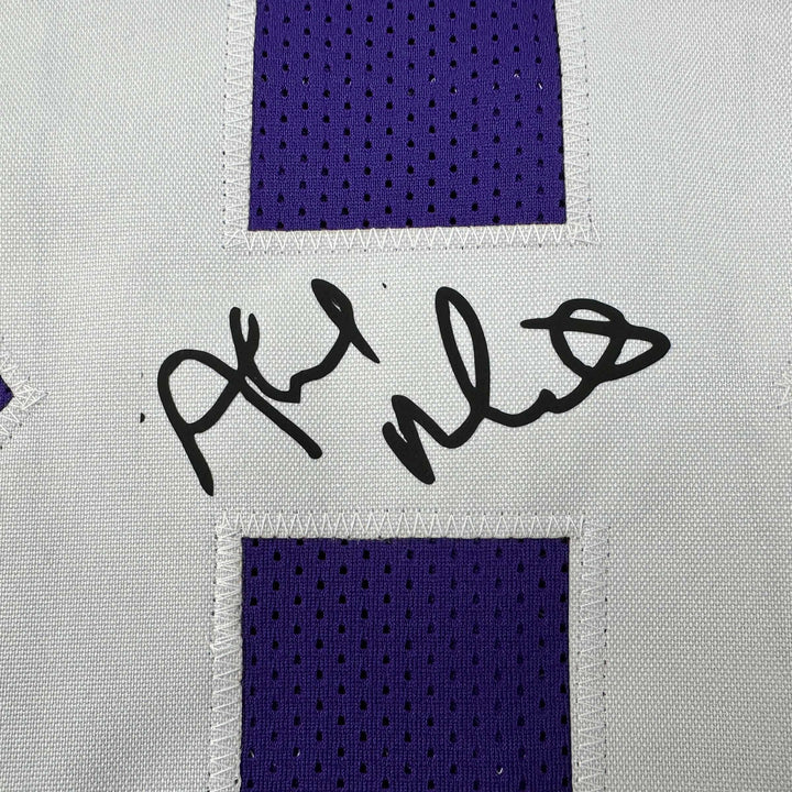 Facsimile Autographed Ahmad Rashad Minnesota Purple Reprint Jersey Size Men's XL