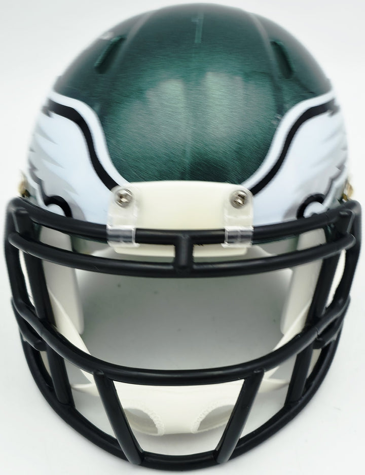 Donovan McNabb Signed Philadelphia Eagles Green Mini Helmet Beckett Witness