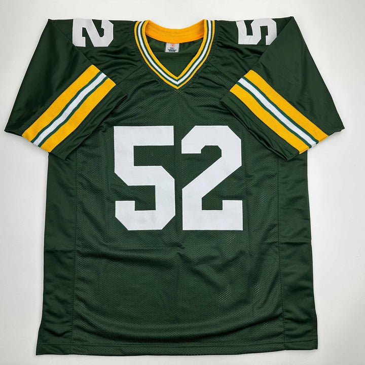 Signed Frank Winters SB XXXI Champs Green Bay Green Jersey JSA COA