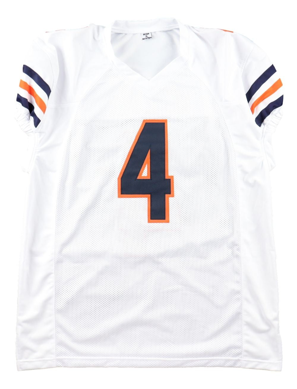 D'Andre Swift Chicago Signed White Pro Cut Football Jersey JSA QR Hologram