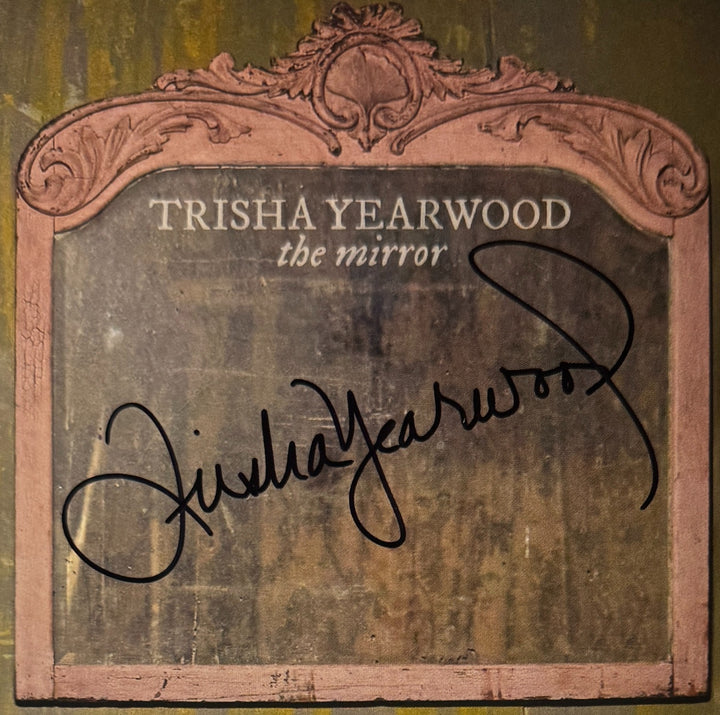 Trisha Yearwood signed 2025 The Mirror 4.75x4.75 Art Card Insert/CD/Case - COA