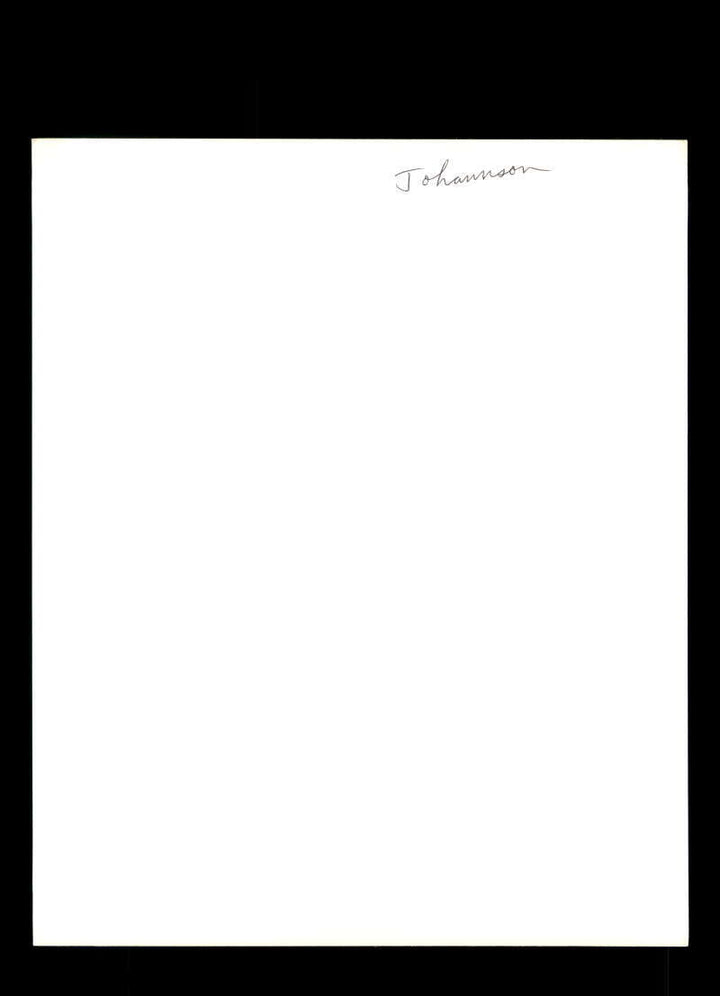 Ingemar Johansson JSA Coa Signed 8x10 Photo Autograph