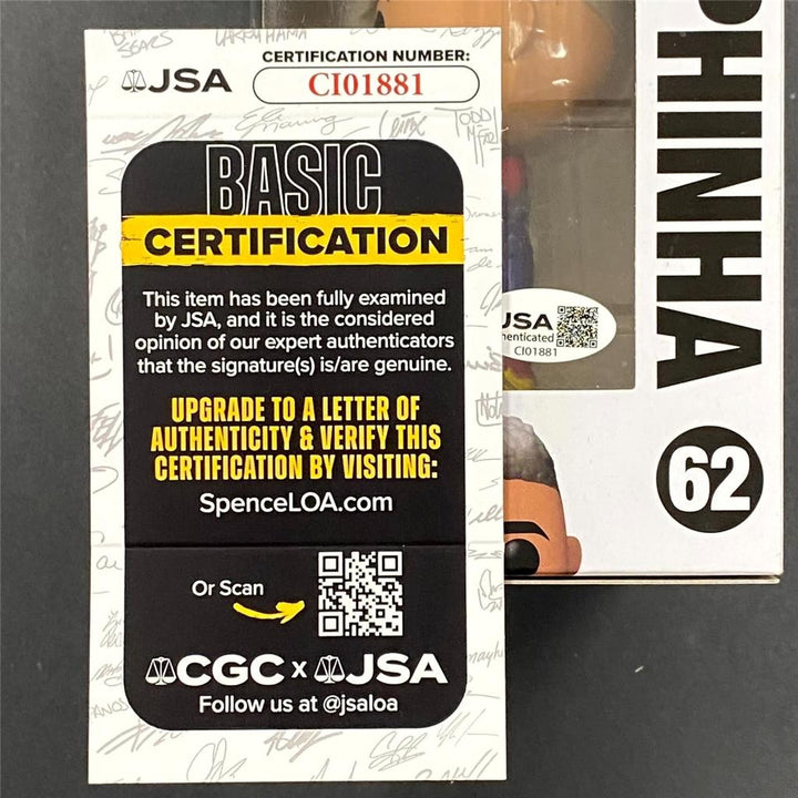 Raphinha signed FC Barcelona Funko Pop! 62 Brazil Star Barca autograph (B) ~ JSA