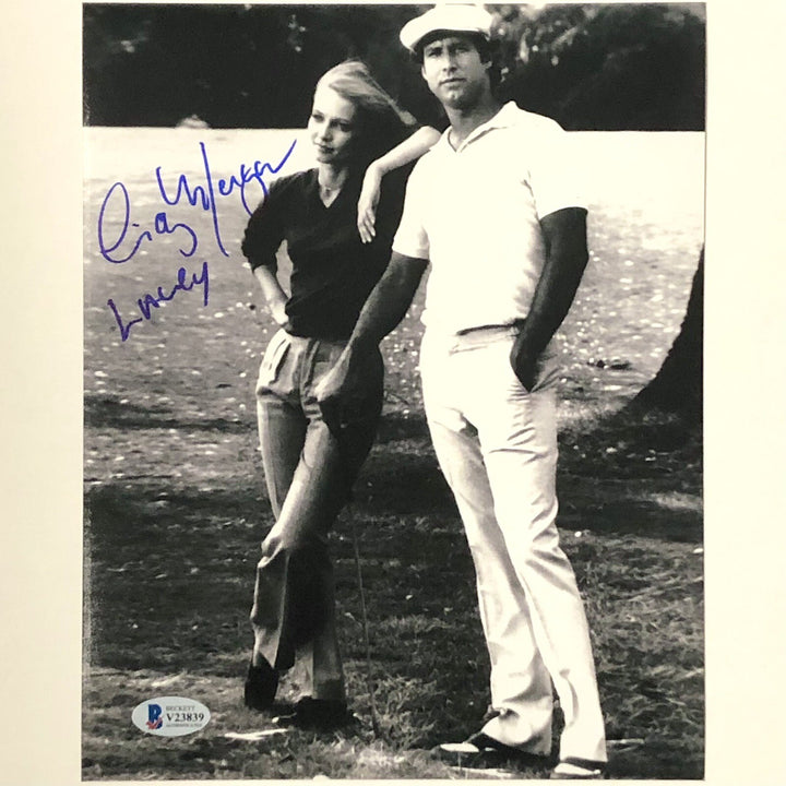CINDY MORGAN Signed Caddyshack 8x10 Photo #5 Lacey Underall~ Beckett BAS COA
