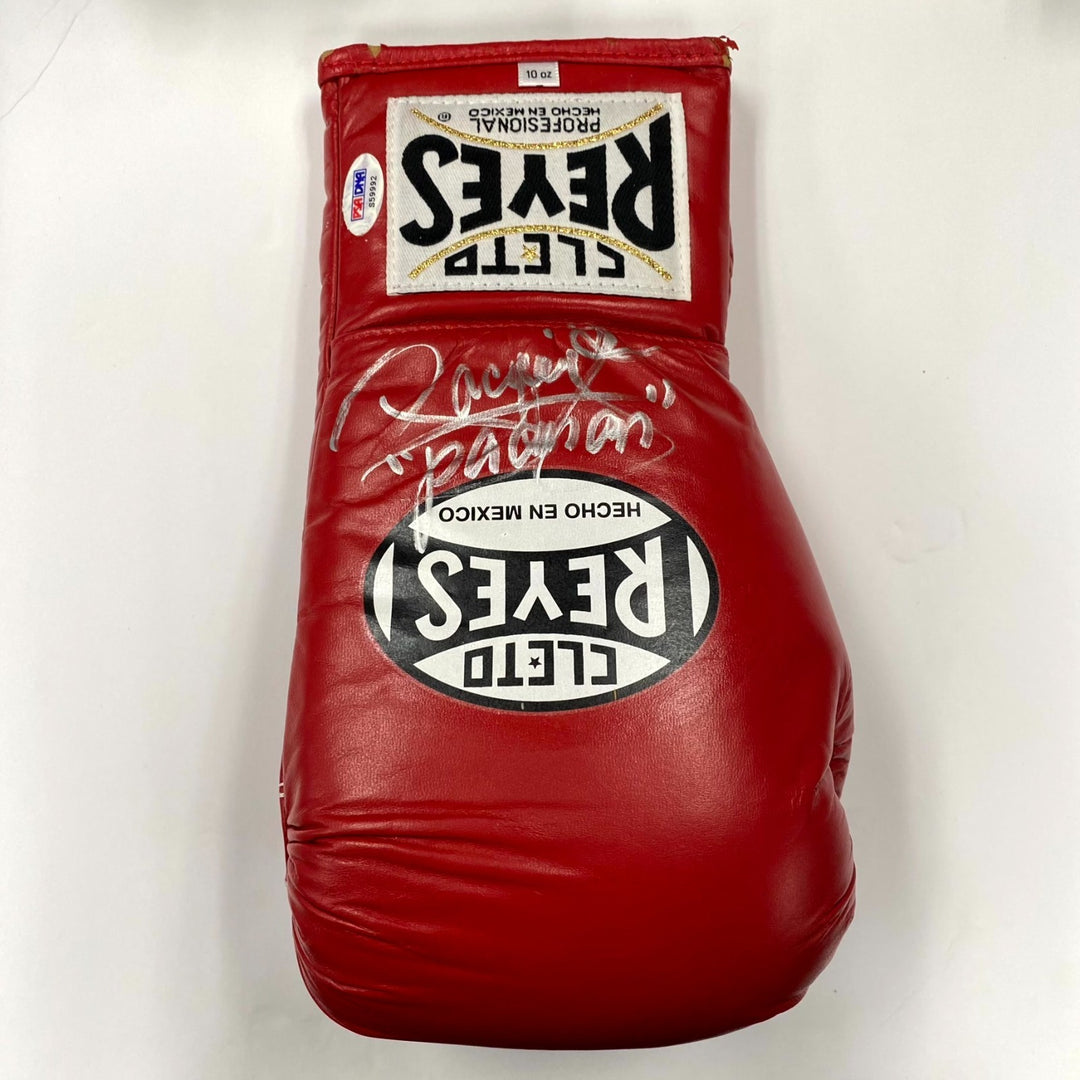 Manny Pacquiao signed "Pacman" Cleto Reyes Boxing Glove autograph ~ PSA