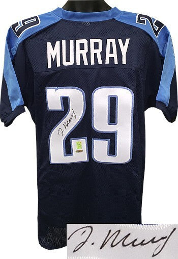 DeMarco Murray Titans signed Navy Blue Custom Stitched Pro Style Football Jersey