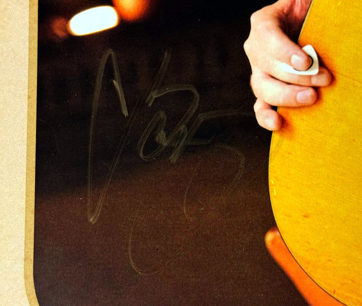 Chris Young signed  '25 I Didn't Come Here to Leave Boots Cover/LP LIGHT SIG-COA