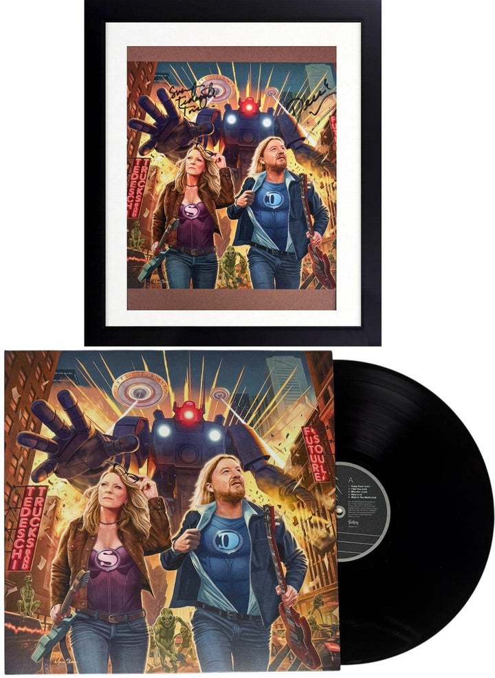 Tedeschi Trucks signed 2026 Future Soul 8x8 Art Insert Framed w/ Record/LP - COA