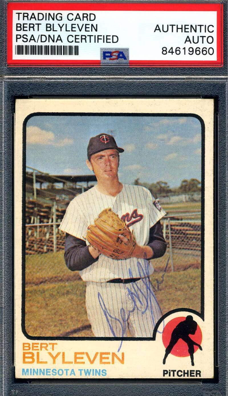 Bert Blyleven PSA DNA Signed 1973 Topps Autograph