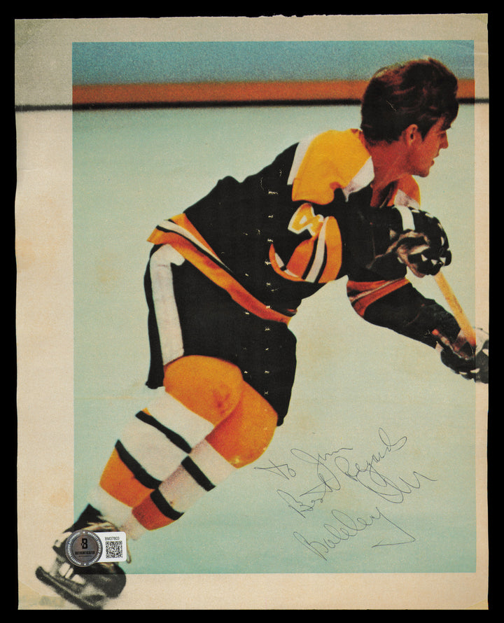 Bobby Orr Signed 8x10 Magazine Page Boston Bruins "To Jim" Beckett #BM37803