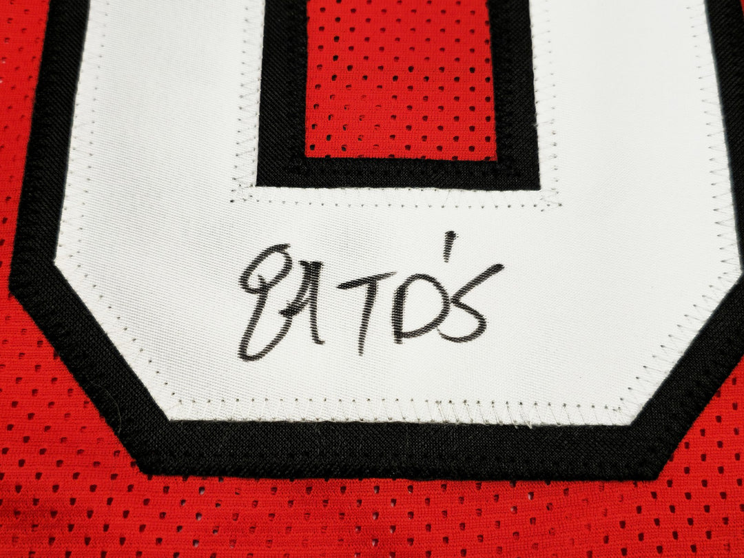 Atlanta Falcons Andre Rison Autographed Signed Red Jersey "84 TD" JSA
