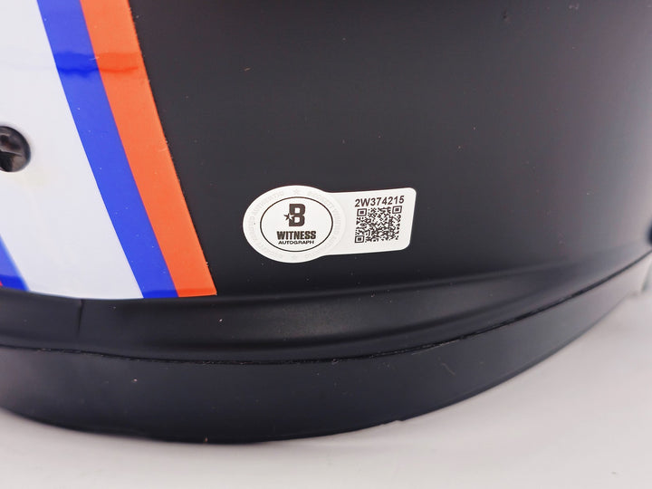 Steve Spurrier Auto Florida Gators Black 2023 Alternate FS Replica Helmet BAS