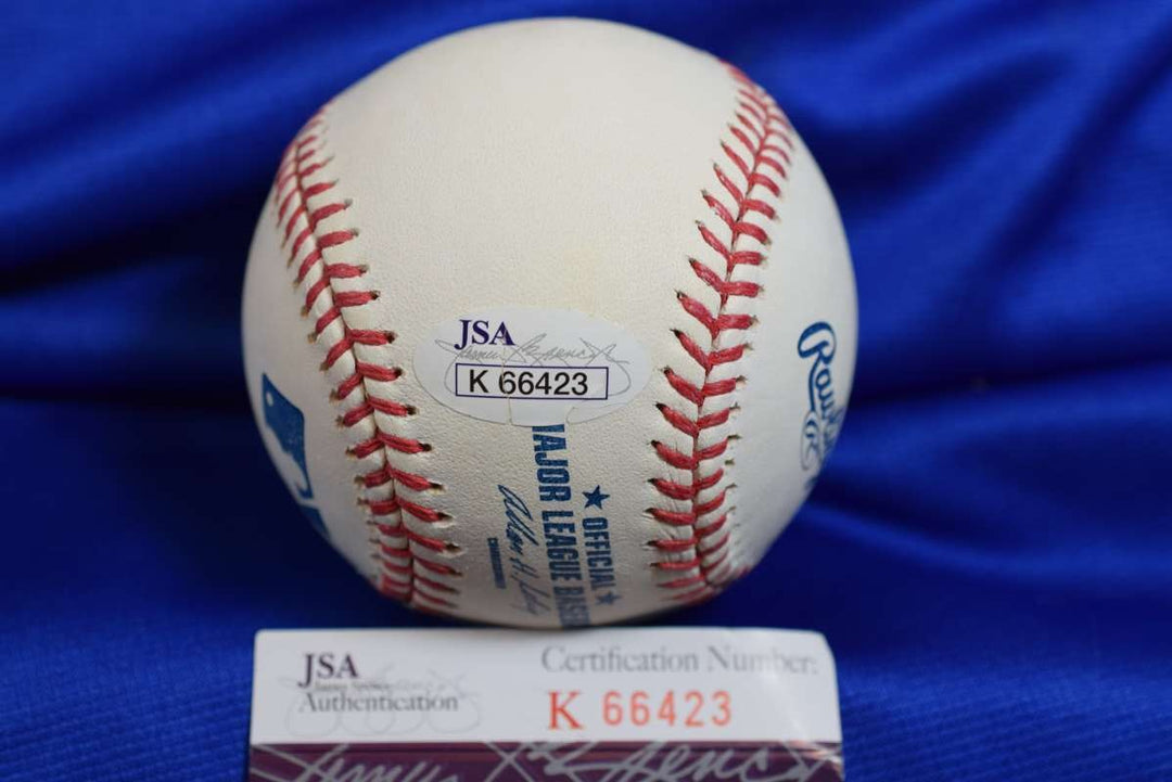 Tim McCarver JSA Coa Autograph Major League Signed Baseball 2012 Ford Frick
