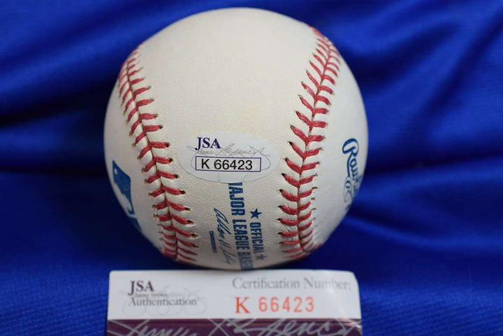 Tim McCarver JSA Coa Autograph Major League Signed Baseball 2012 Ford Frick
