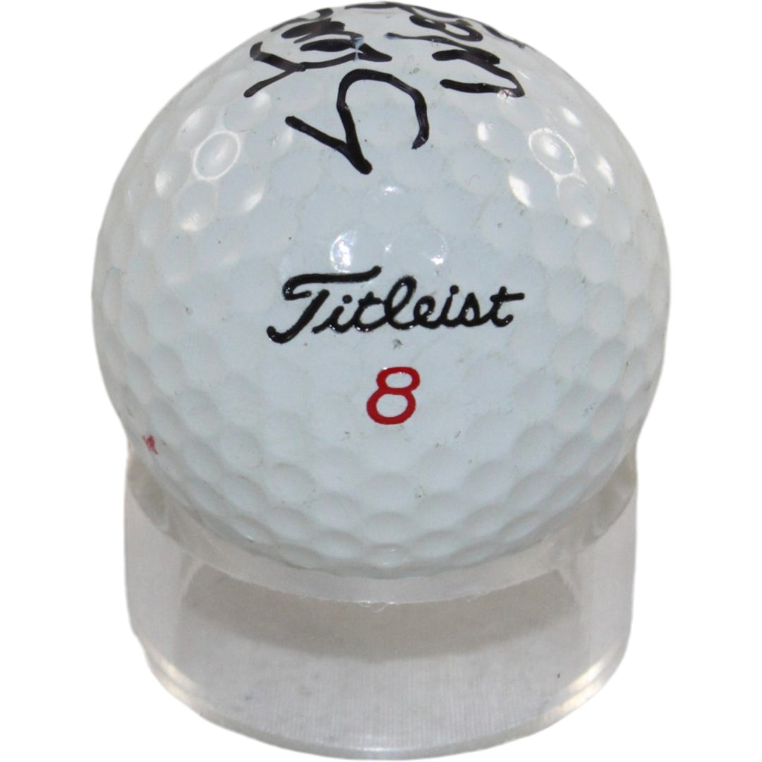 Steve Watson Autographed/Signed Denver Broncos Titleist Golf Ball Beckett 55414