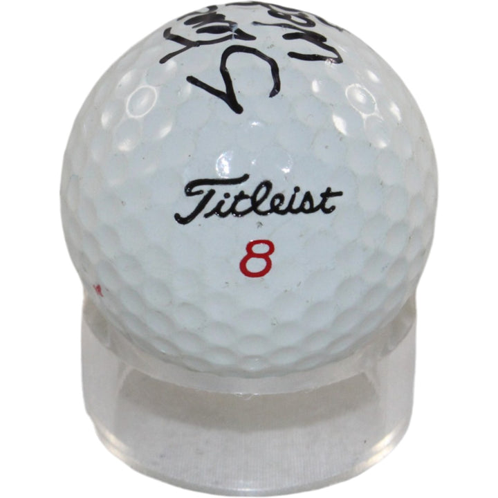 Steve Watson Autographed/Signed Denver Broncos Titleist Golf Ball Beckett 55414