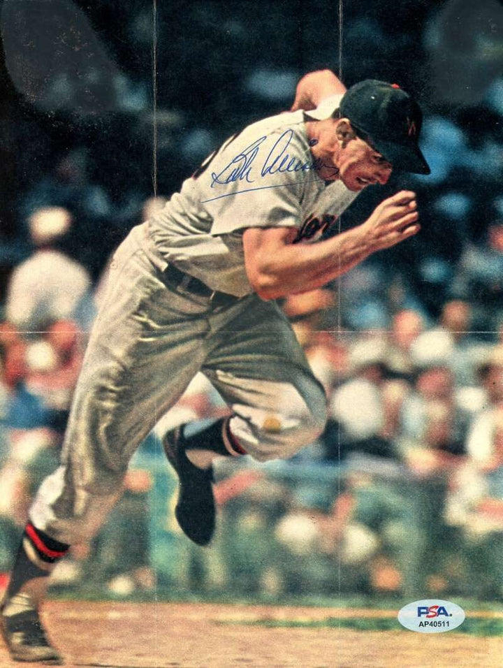 Bob Allison PSA DNA Signed 8x10 Photo Autograph