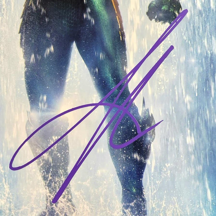 Jason Momoa signed Aquaman 11x14 photo autograph ~ Beckett BAS