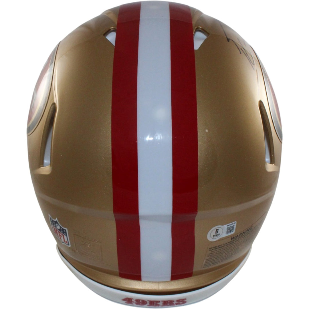 George Kittle Autographed San Francisco 49ers Authentic Helmet Beckett W 55457