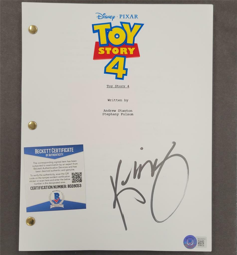 Keegan-Michael Key signed Toy Story 4 Full Movie Script ~ Beckett BAS COA