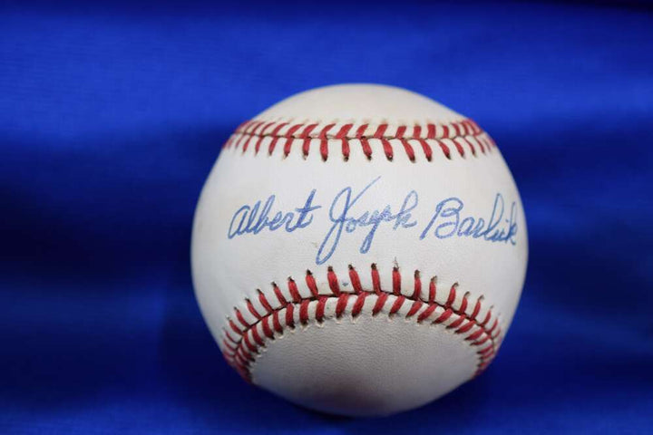 Albert Joseph Joe Barlick PSA DNA Autograph National League Signed Baseball
