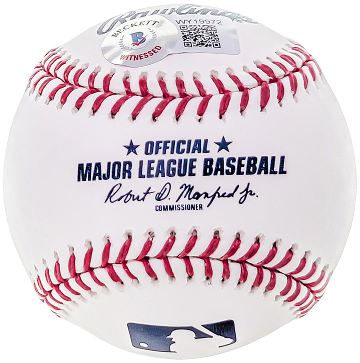 Miguel Vargas Signed MLB Baseball Dodgers, White Sox Full Name Beckett Wit