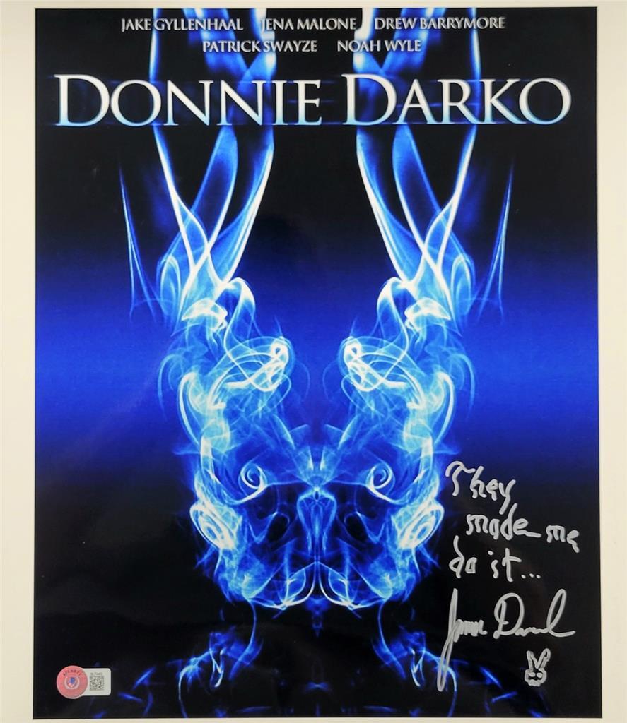 James Duval signed "They Made Me Do It" Donnie Darko 11x14 photo autograph ~ BAS