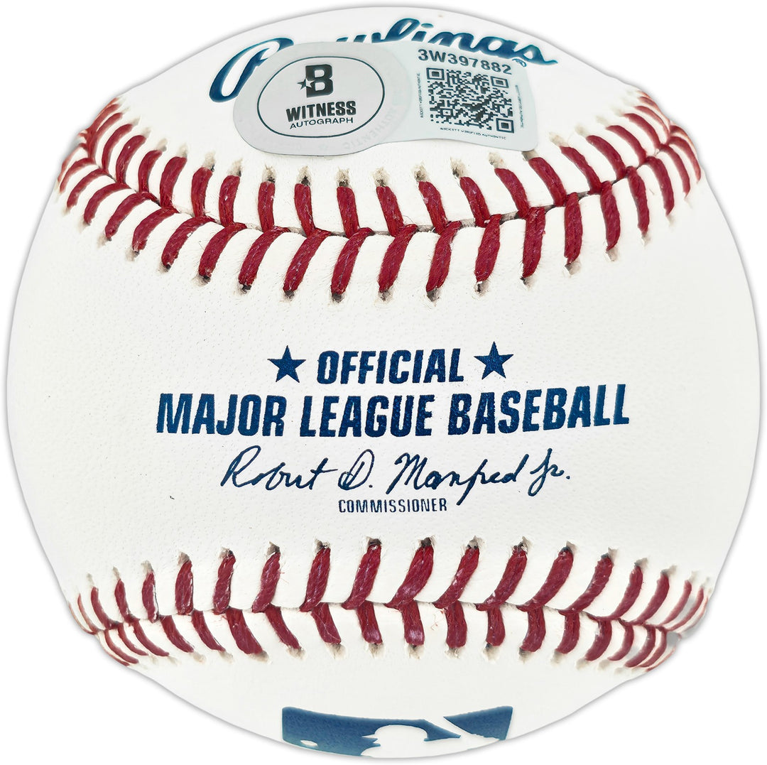 Ted Simmons Auto MLB Baseball St. Louis Cardinals "HOF 2020" Smudge Beckett Wit