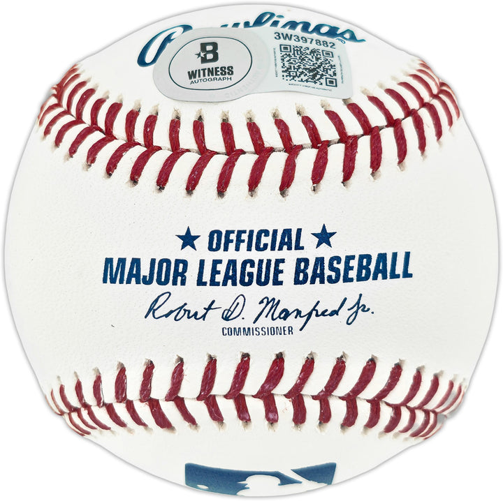 Ted Simmons Auto MLB Baseball St. Louis Cardinals "HOF 2020" Smudge Beckett Wit