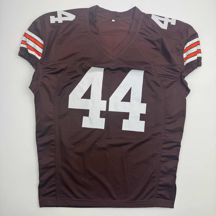 Autographed/Signed Harold Fannin Jr. Cleveland Brown Jersey JSA COA