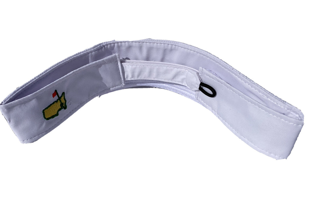2025 MASTERS WHITE PERFORMANCE VISOR HAT AUGUSTA NATIONAL GOLF ADJUSTABLE NEW