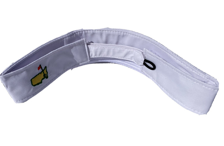 2025 MASTERS WHITE PERFORMANCE VISOR HAT AUGUSTA NATIONAL GOLF ADJUSTABLE NEW