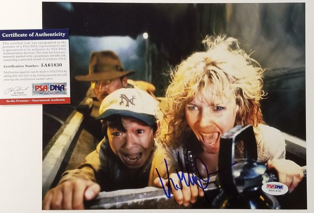 Jonathan Ke Quan signed Indiana Jones 8x10 Photo #5 Autograph ~ PSA/DNA COA