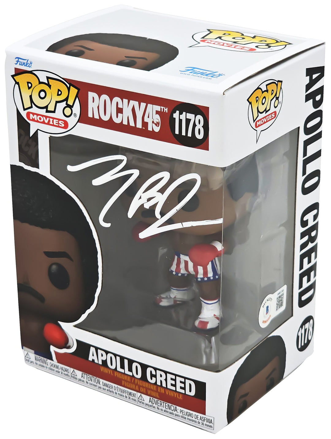 Michael B. Jordan Autographed Signed Funko Pop Vinyl Figurine Beckett Wit