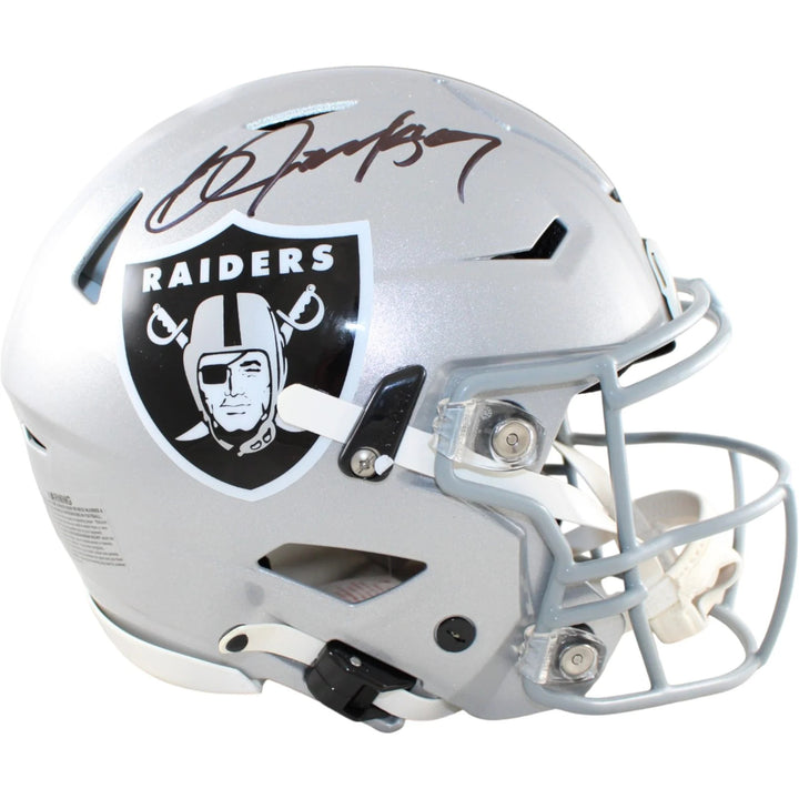 Bo Jackson Autographed Las Vegas Raiders SpeedFlex Helmet Beckett WIT 58495