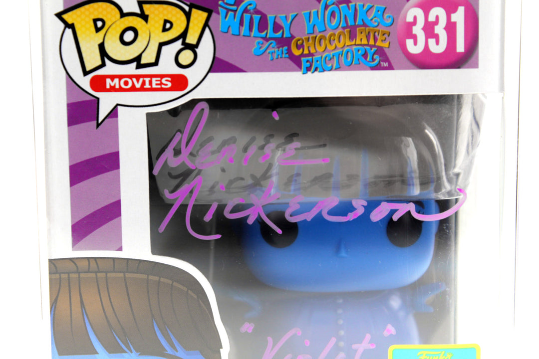 Denise Nickerson Signed Willy Wonka Violet Beauregarde Funko Pop #331 PSA/DNA