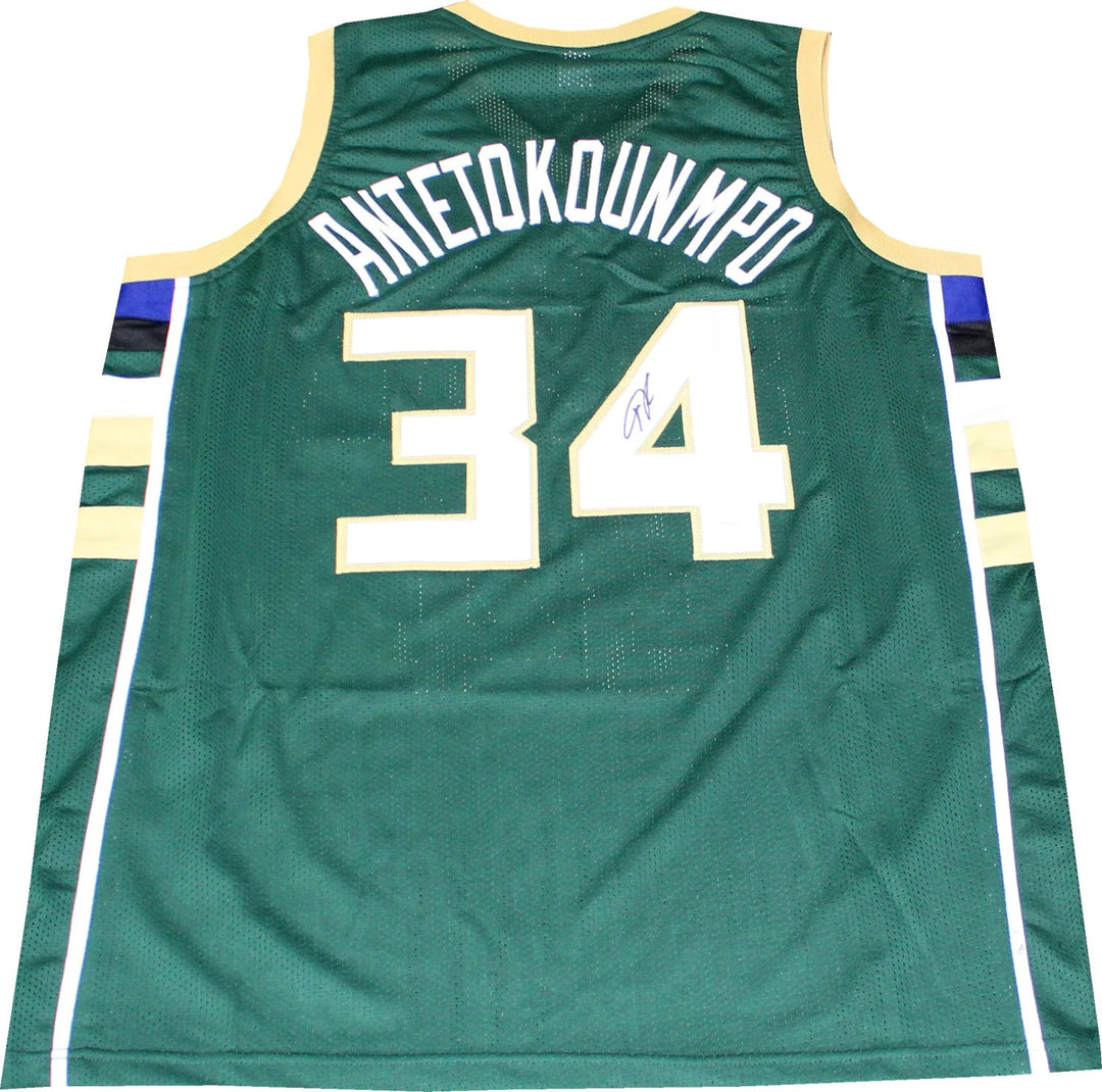 Giannis Antetokounmpo Autographed Milwaukee Bucks Jersey (JSA)