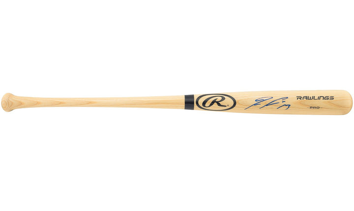 Ronald Acuna Jr. Signed Blonde Rawlings Baseball Bat Atlanta Braves Beckett BAS