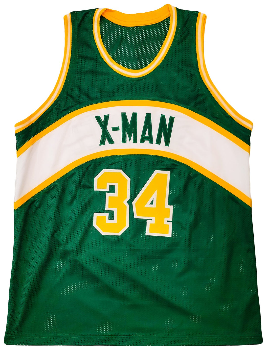 Seattle Supersonics Xavier McDaniel Signed Green Jersey MCS Holo