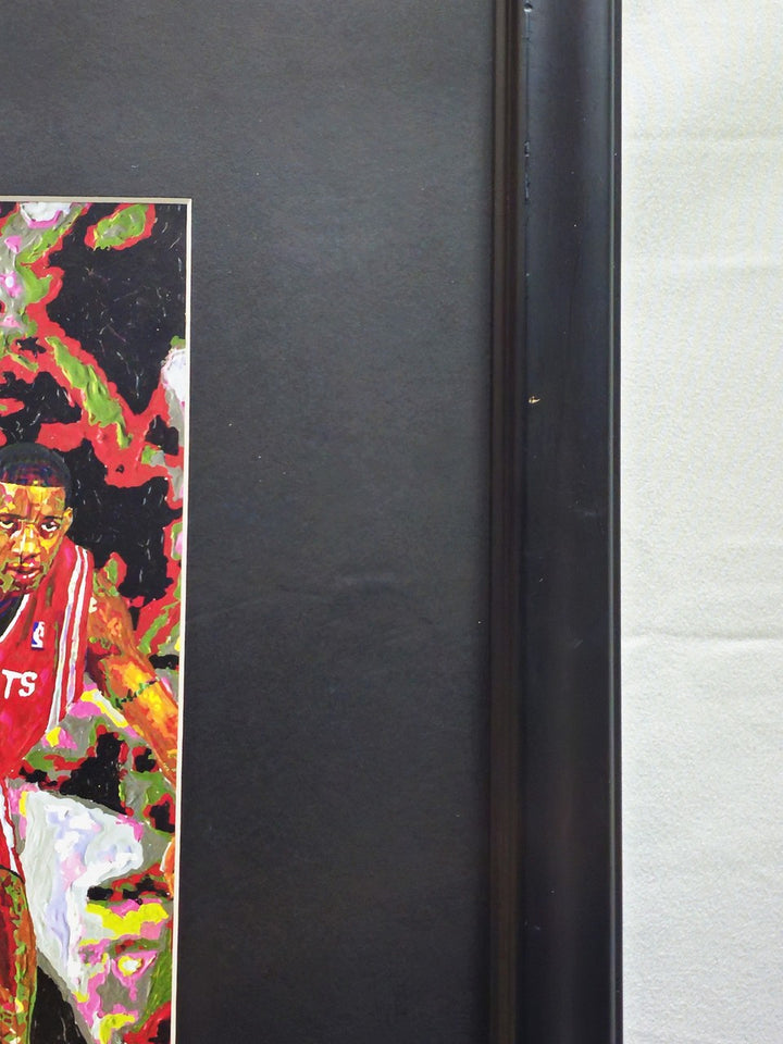 Yao Ming & Tracy McGrady Auto Framed 10x13 Photo Art Display Rockets UDA Beckett