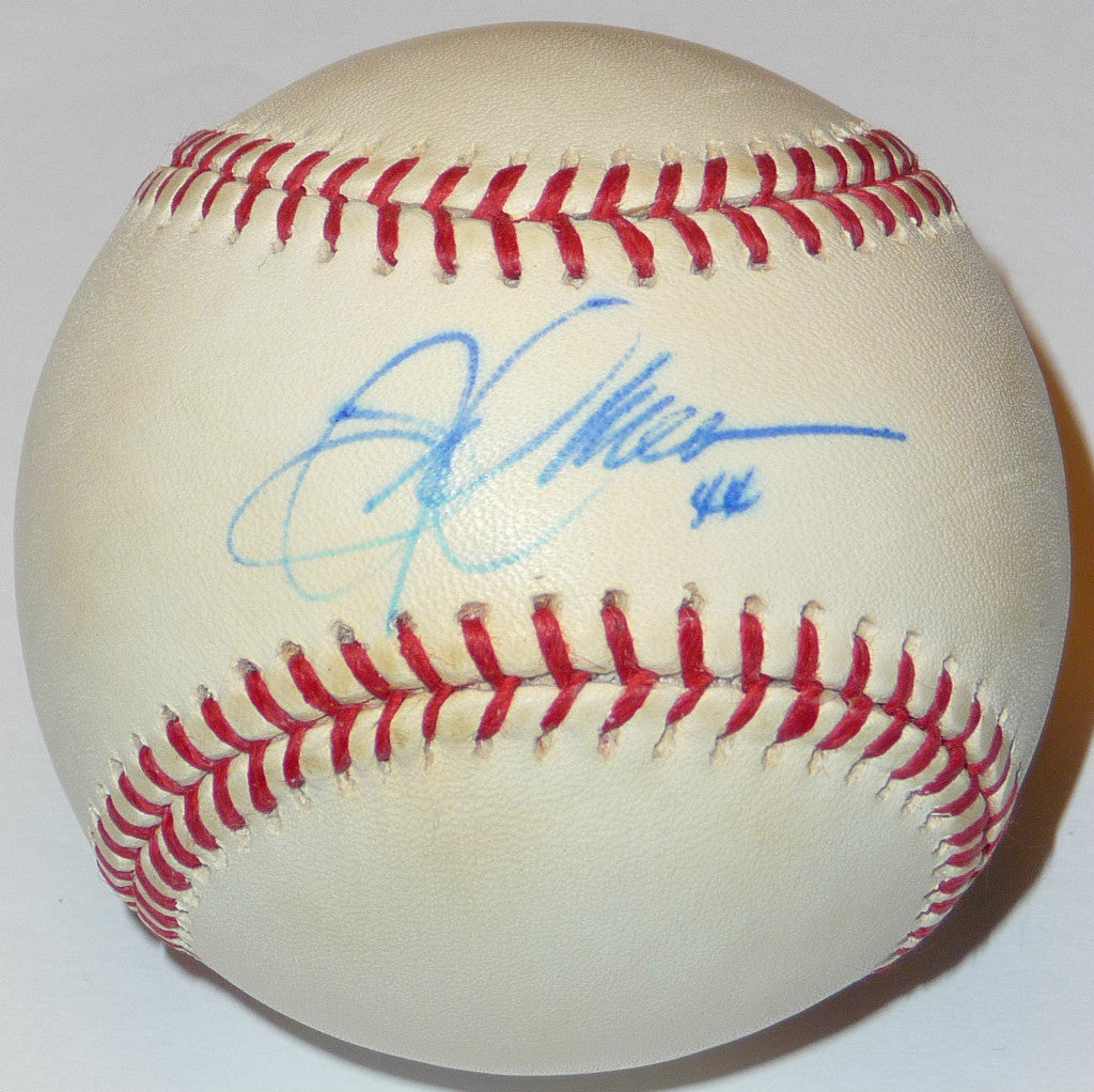 MIKE CAMERON SIGNED BALL MARLINS BREWERS PADRES METS MARINERS RED WHITE SOX AUTO