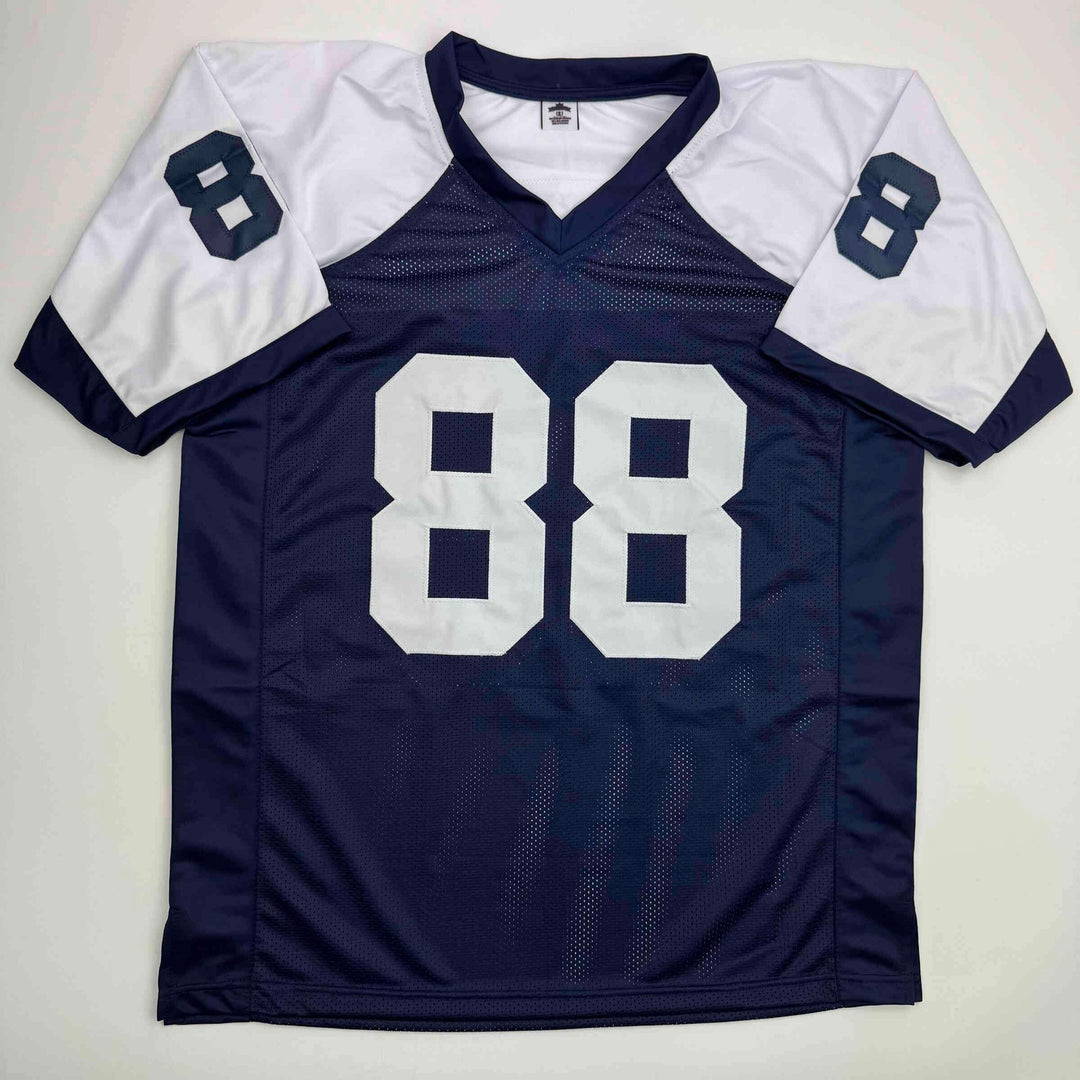 Autographed/Signed Dez Bryant Dallas Thanksgiving Day Jersey Beckett BAS COA