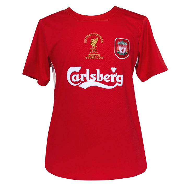 Steven Gerard Autographed Liverpool Jersey BAS COA Signed Champions League