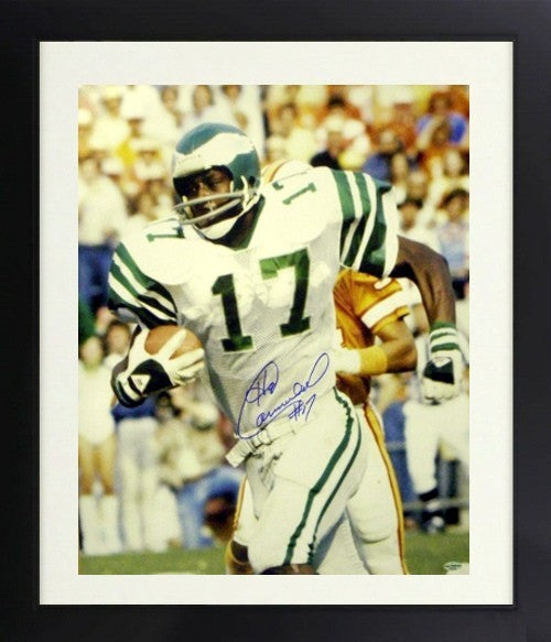 Harold Carmichael signed Philadelphia Eagles 16x20 Photo Framed- Leaf Holo (HOF)