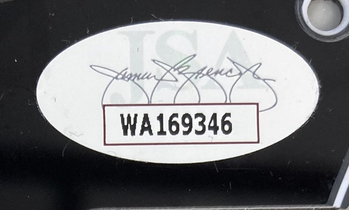 Joe Elliott Phil Collen Def Leppard Signed Black Guitar Pick Guard JSA ITP