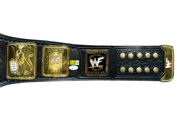 Mankind Mick Foley Autographed WWE WWF Attitude Era Championship Belt Signed JSA