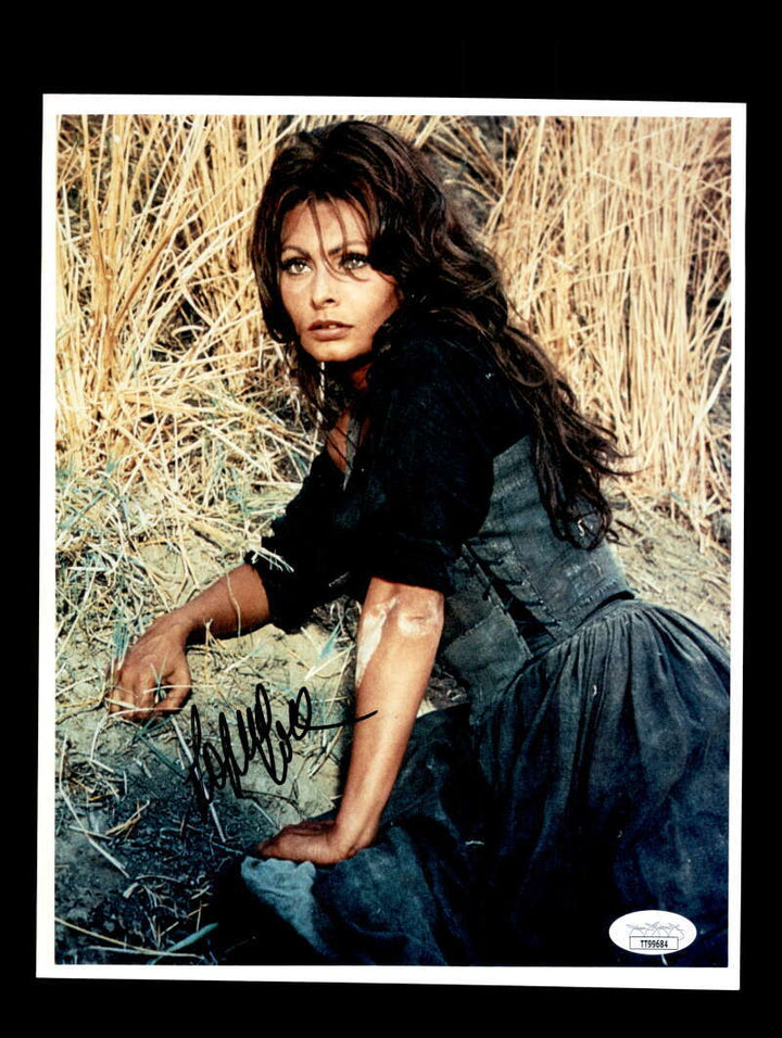 Sophia Loren JSA Certed Signed 8x10 Photo Autographed