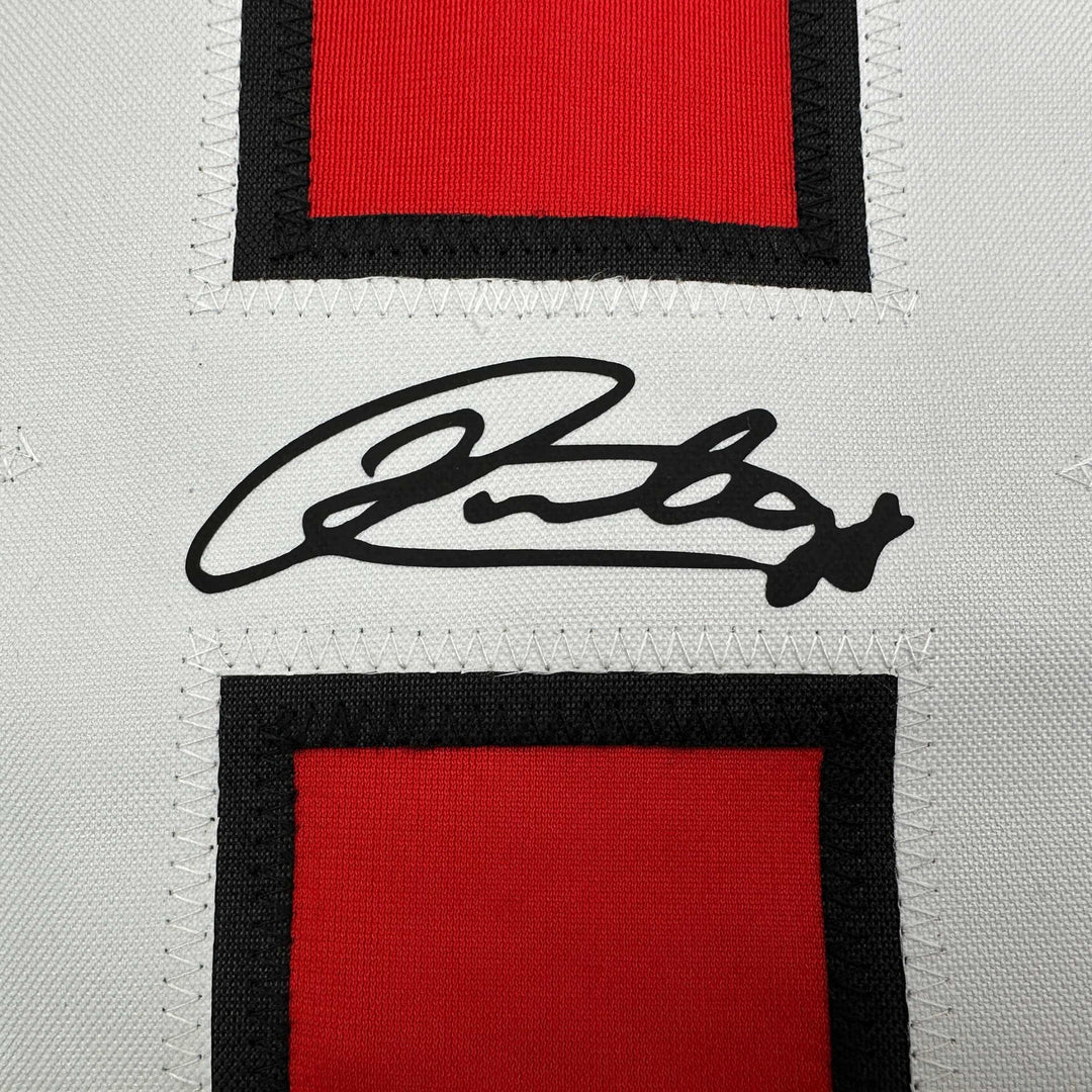 Facsimile Autographed Patrick Kane Chicago Red Reprint Jersey Size Men's XL
