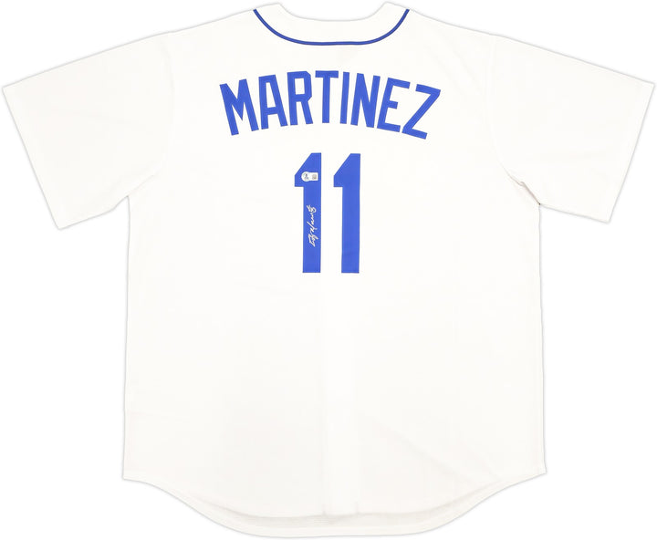 Mariners Edgar Martinez Auto White Nike Cooperstown Collection Jersey XL Beckett